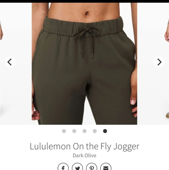 Lululemon Athletica On the Fly Joggers Woven - Picture 4 of 6